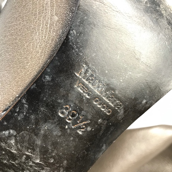 MaxMara Grey Leather Boots - Picture 7 of 7